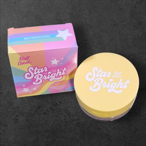 HALF CAKED Star Bright Loose Setting Powder in Translucent 1.0• 0.35 Oz NEW - Picture 1 of 5